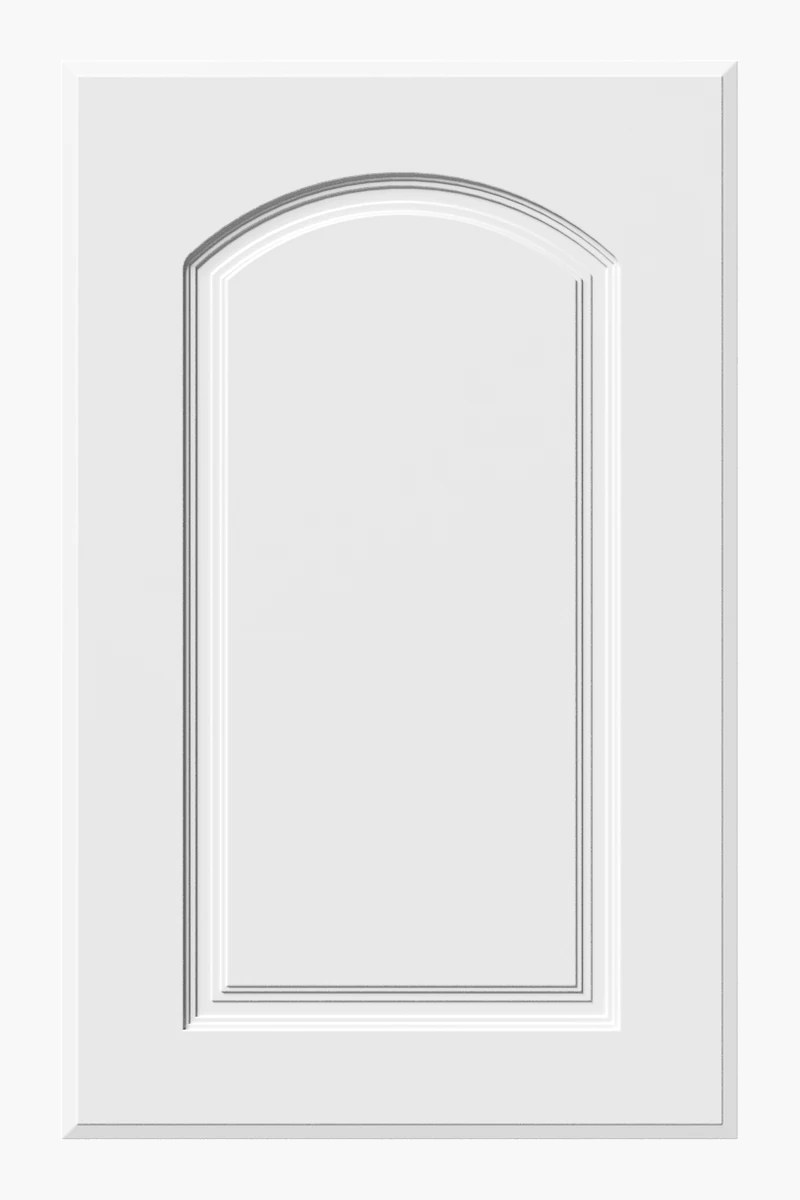 Rounded Arch Panel cabinet door style - custom cabinet doors made to order